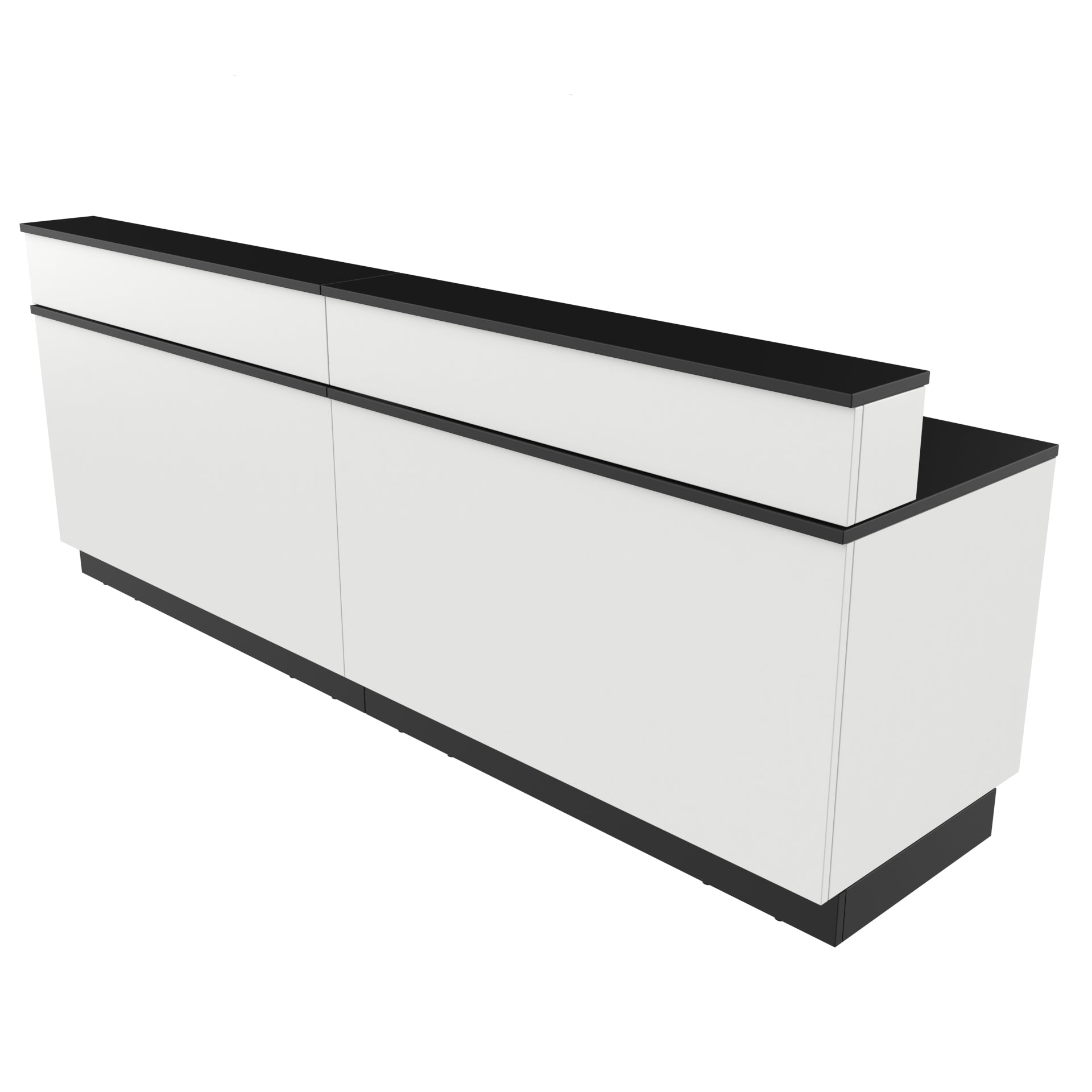 RETAIL COUNTER RECEPTION DESK 118CM INCL RECEPTION TOP