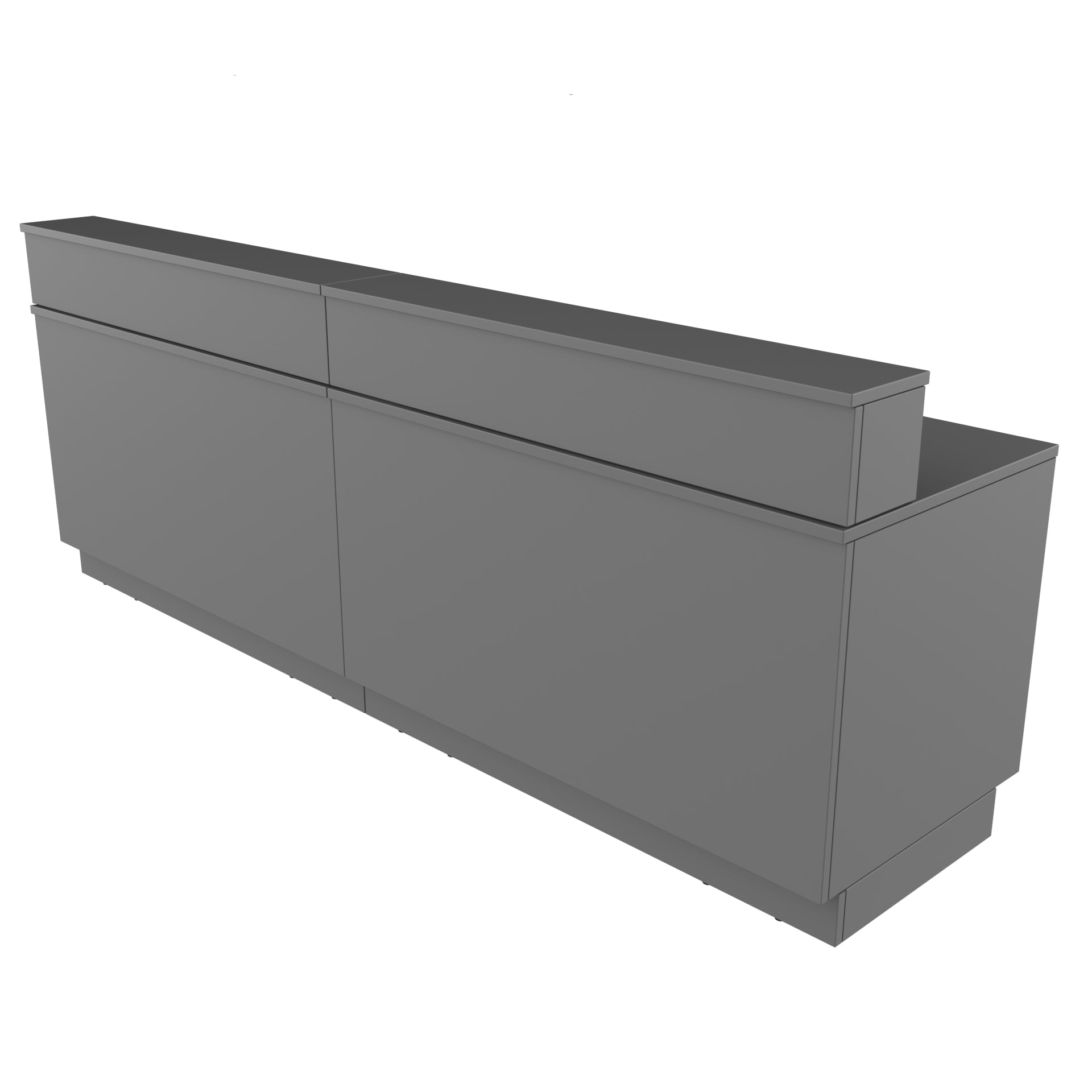 RETAIL COUNTER RECEPTION DESK 118CM INCL RECEPTION TOP