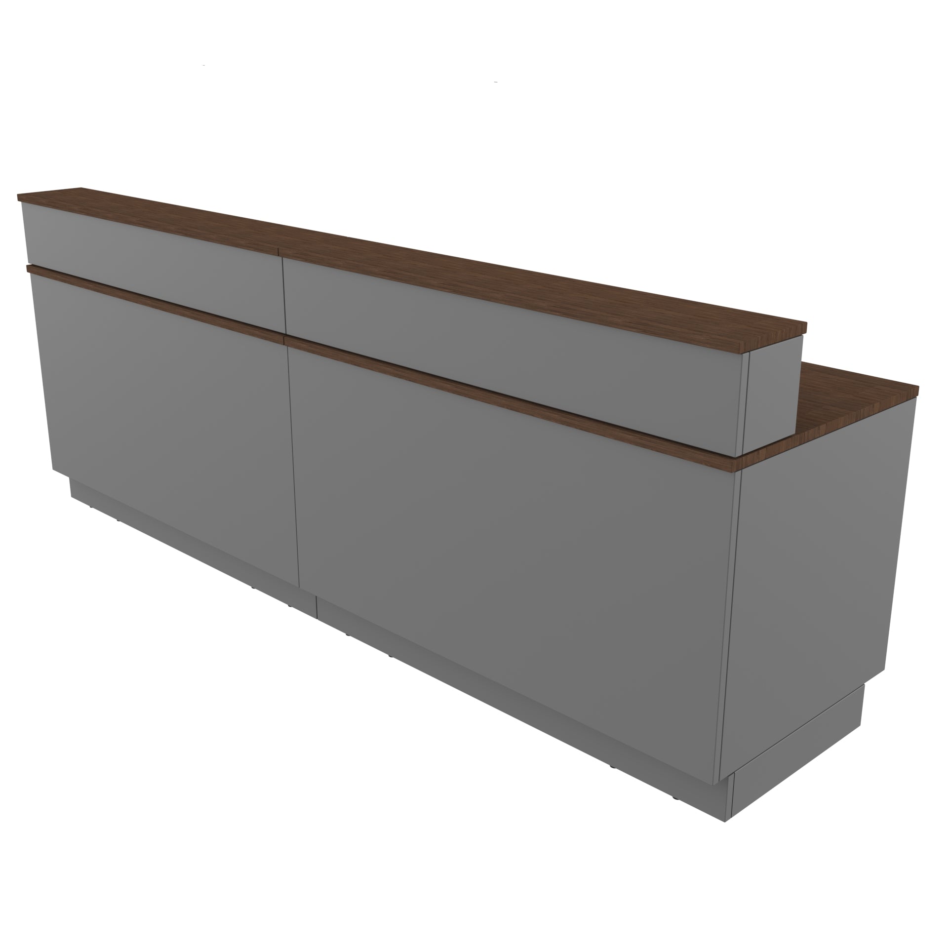 RETAIL COUNTER RECEPTION DESK 118CM INCL RECEPTION TOP