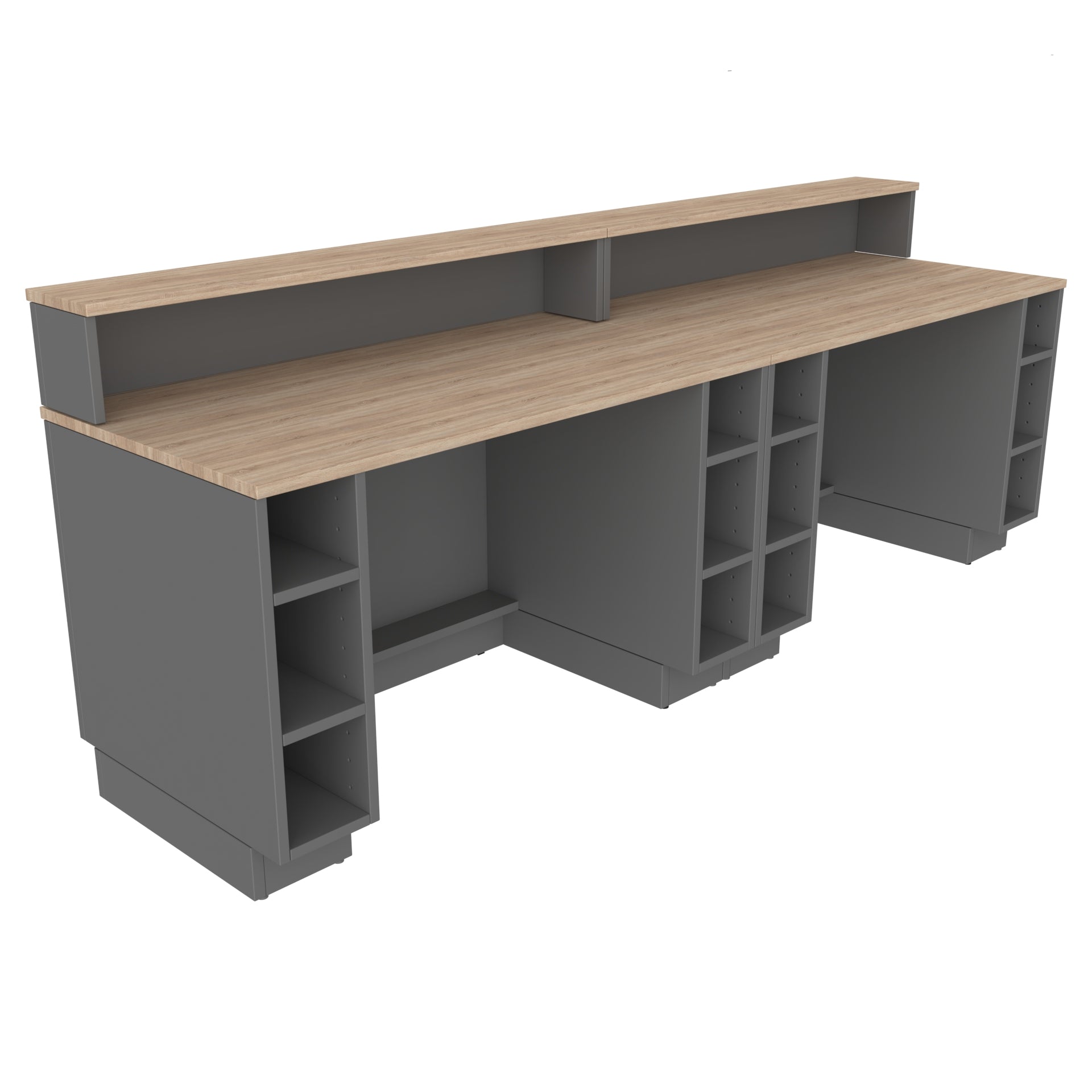 RETAIL COUNTER RECEPTION DESK 118CM INCL RECEPTION TOP