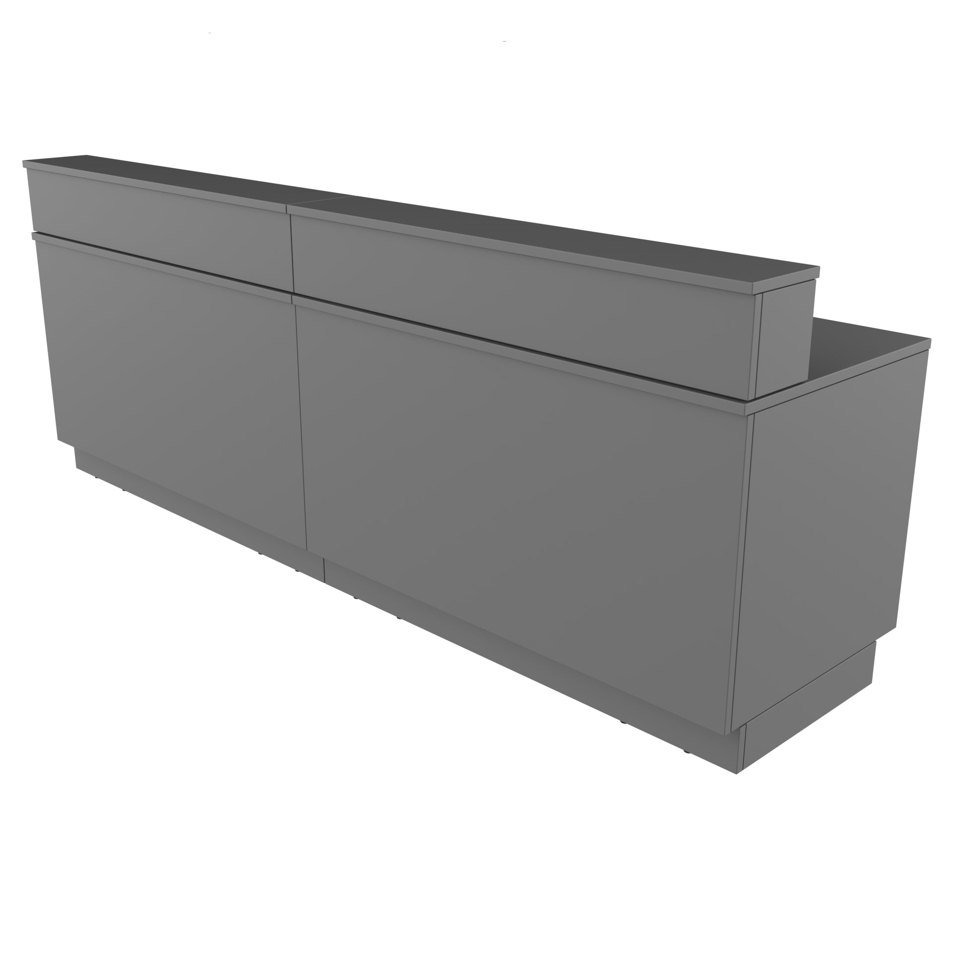 RETAIL COUNTER RECEPTION DESK 118CM INCL RECEPTION TOP