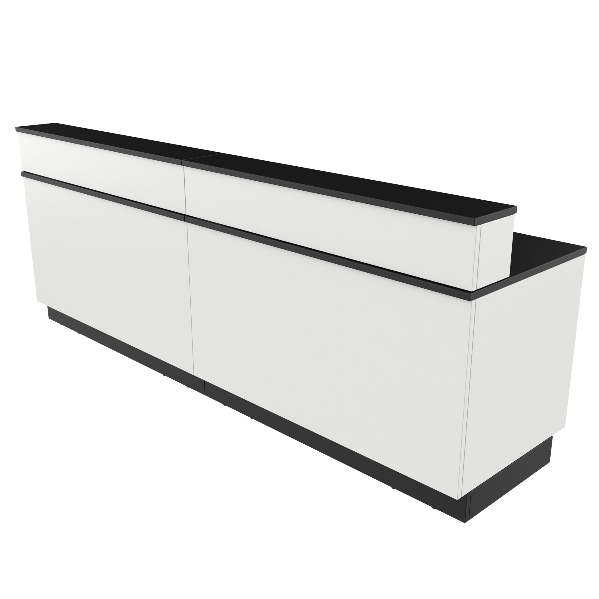 RETAIL COUNTER RECEPTION DESK 118CM INCL RECEPTION TOP