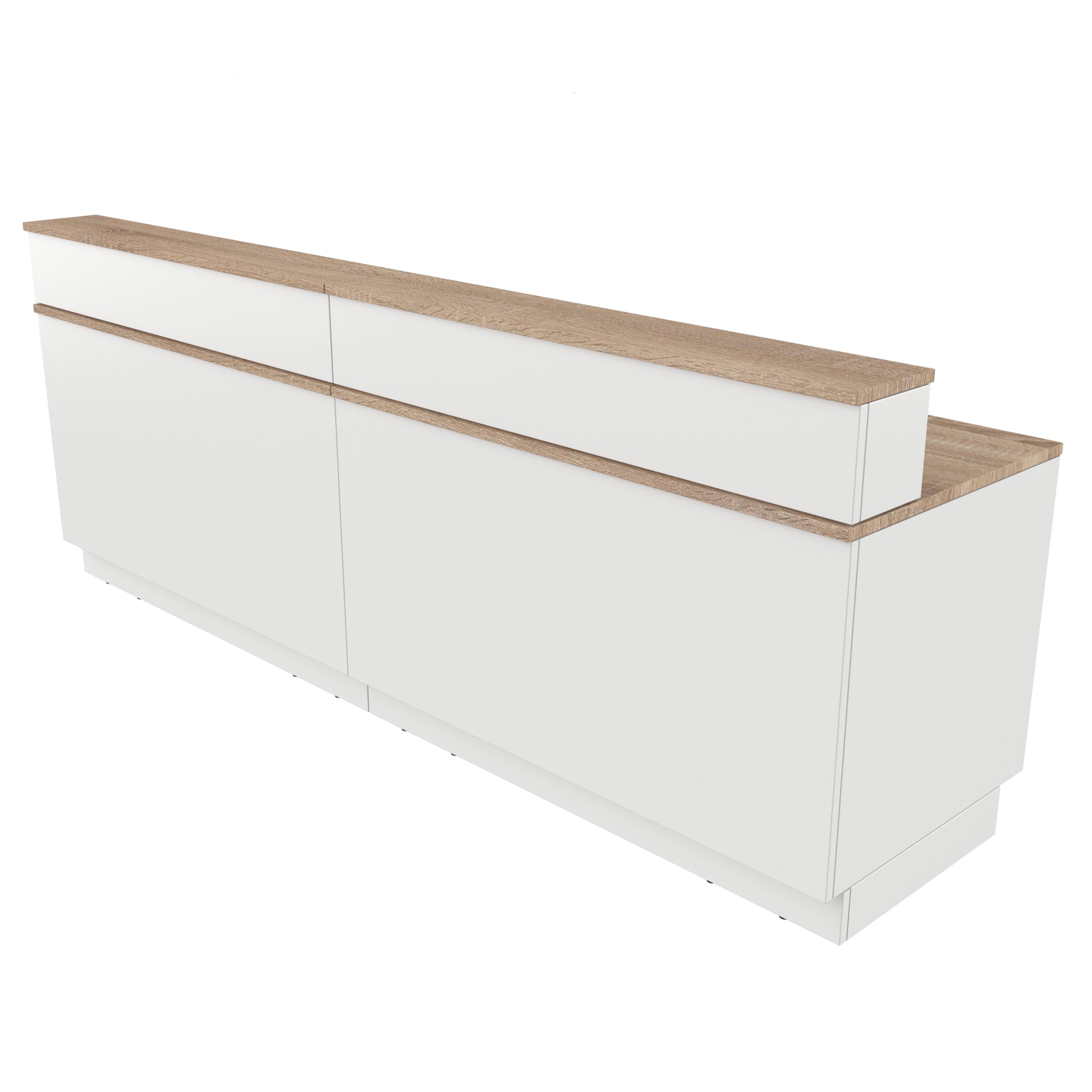 RETAIL COUNTER RECEPTION DESK 118CM INCL RECEPTION TOP