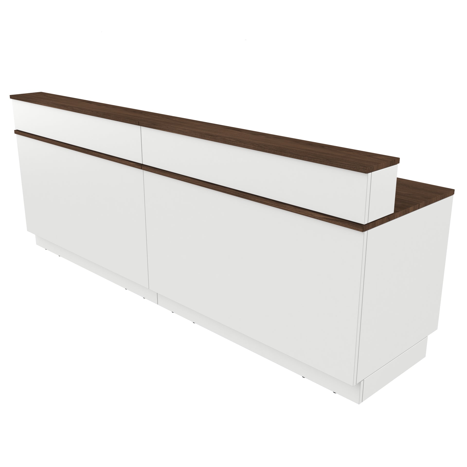 RETAIL COUNTER RECEPTION DESK 118CM INCL RECEPTION TOP