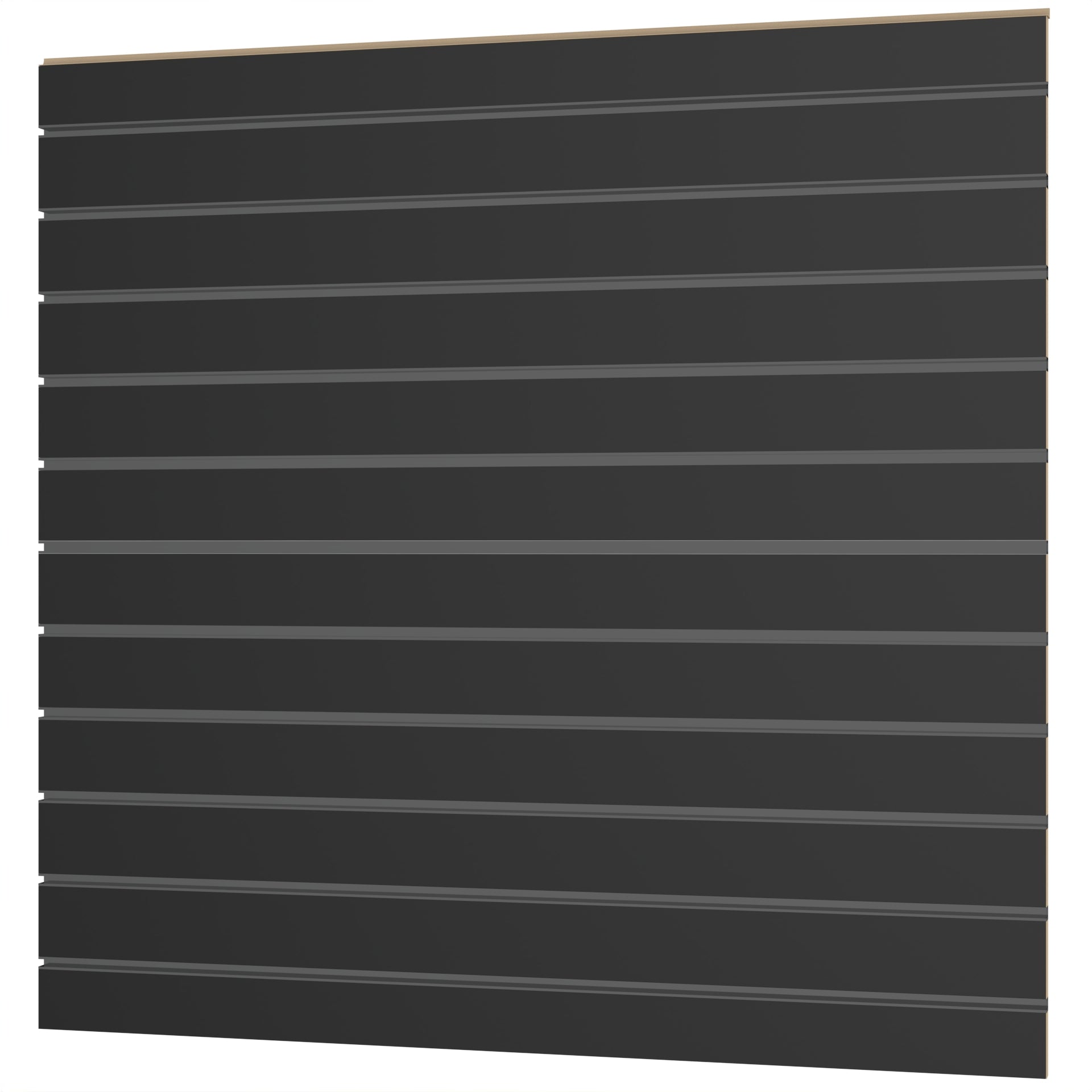 Slatwall width 1200mm x height 1200mm slot spacing CC100mm. including aluminum inserts