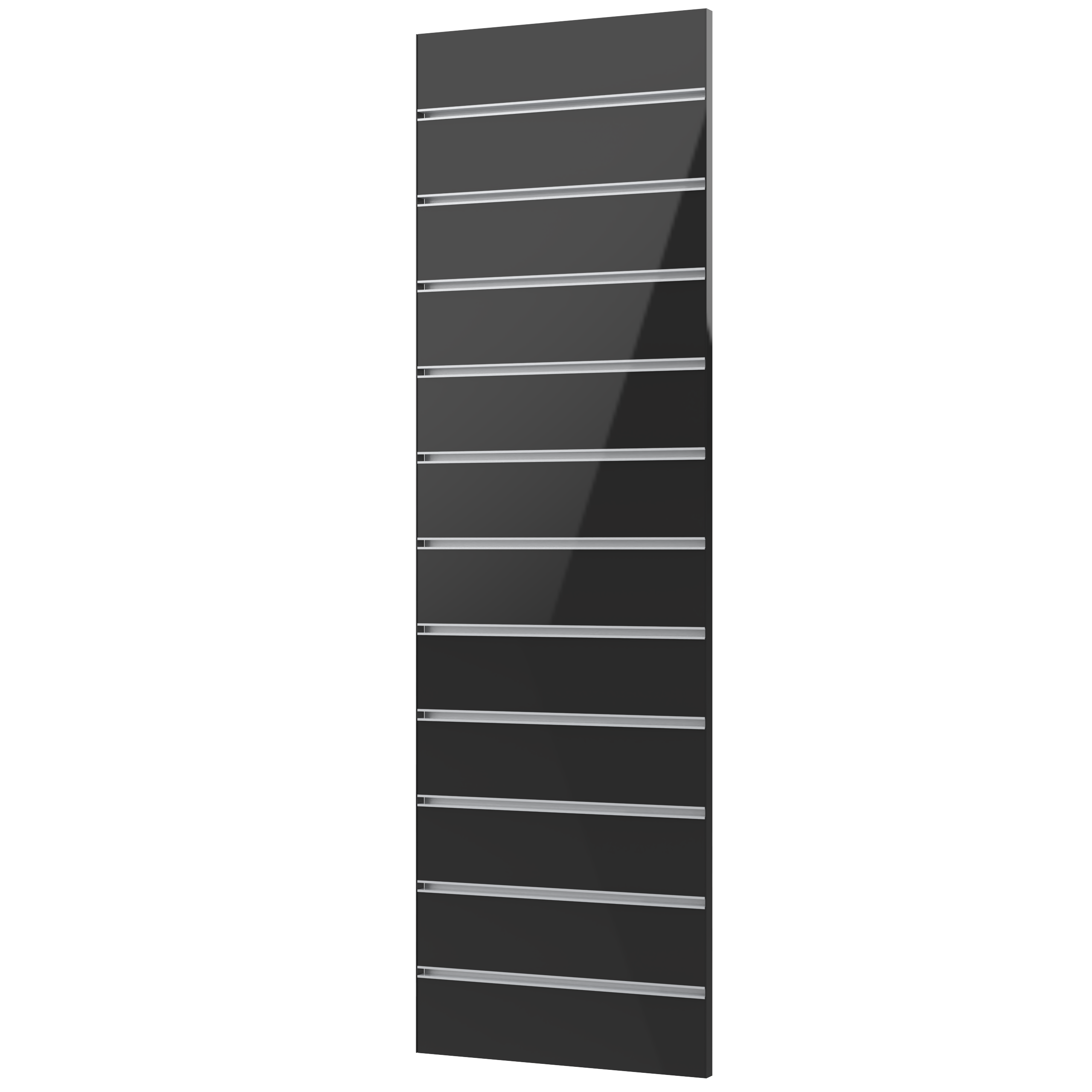 Edged Slatwall wall 400 x 1200 mm slat spacing CC 100 mm