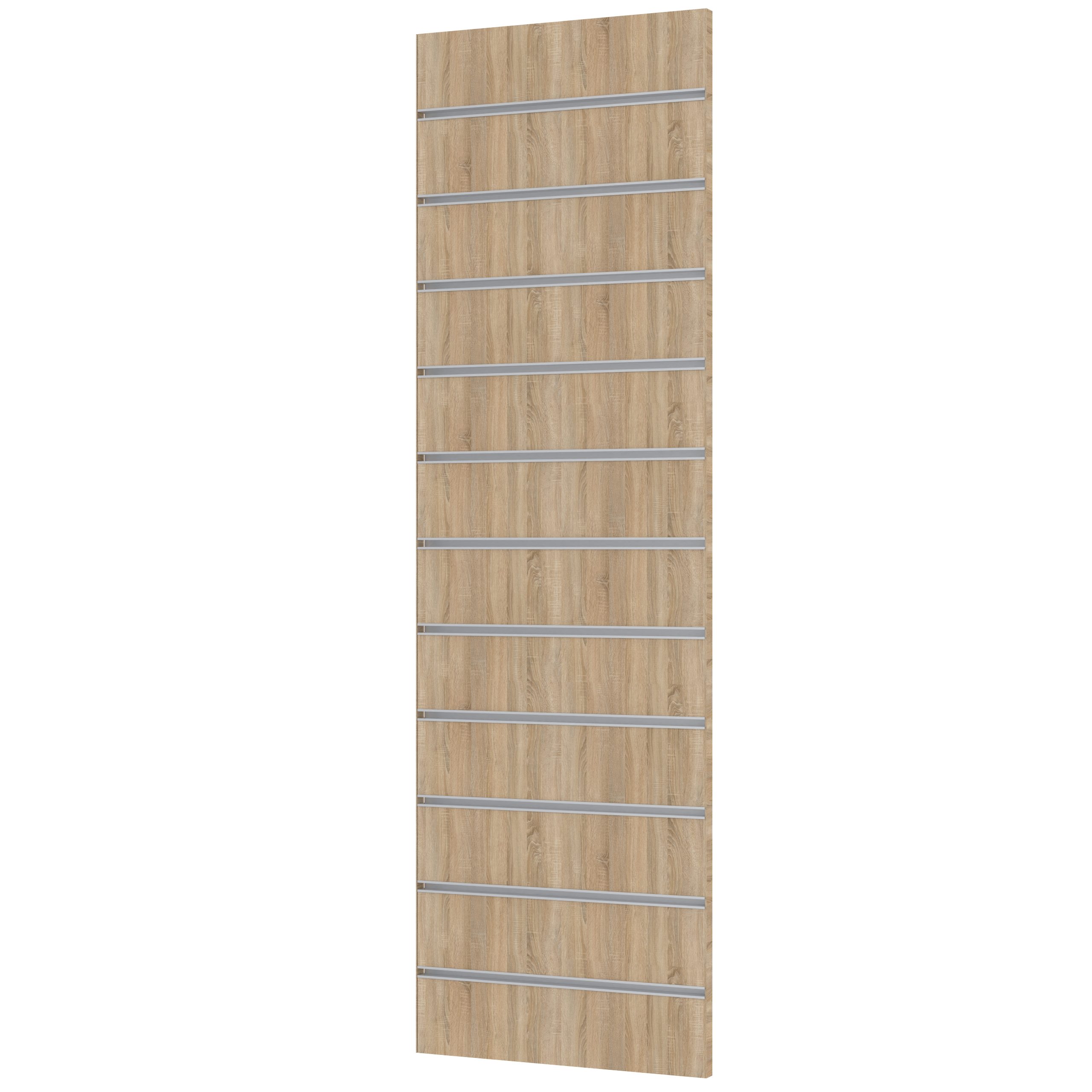 Edged Slatwall wall 400 x 1200 mm slat spacing CC 100 mm