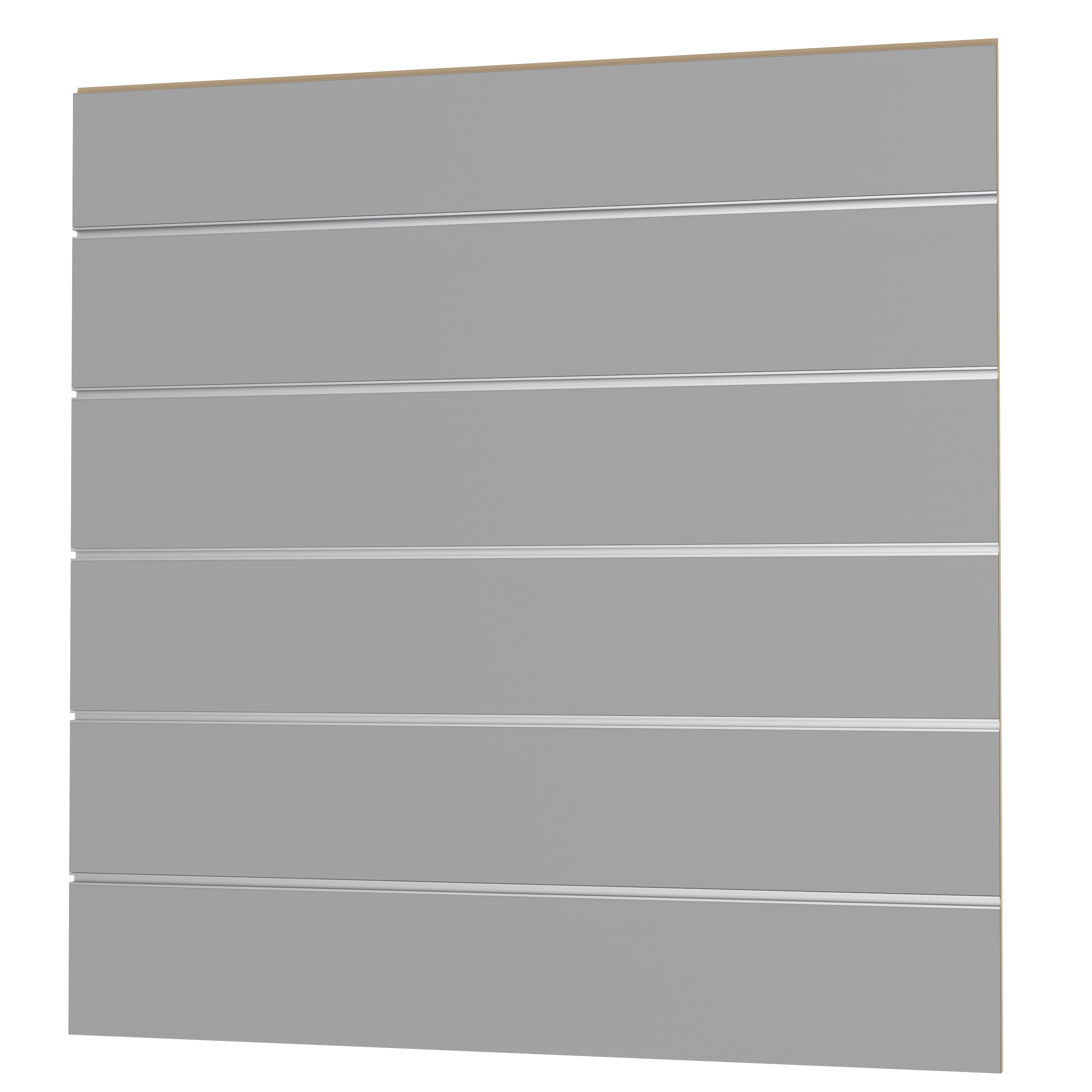 Slatwall width 1200 x height 1200 mm, slot spacing cc200 mm