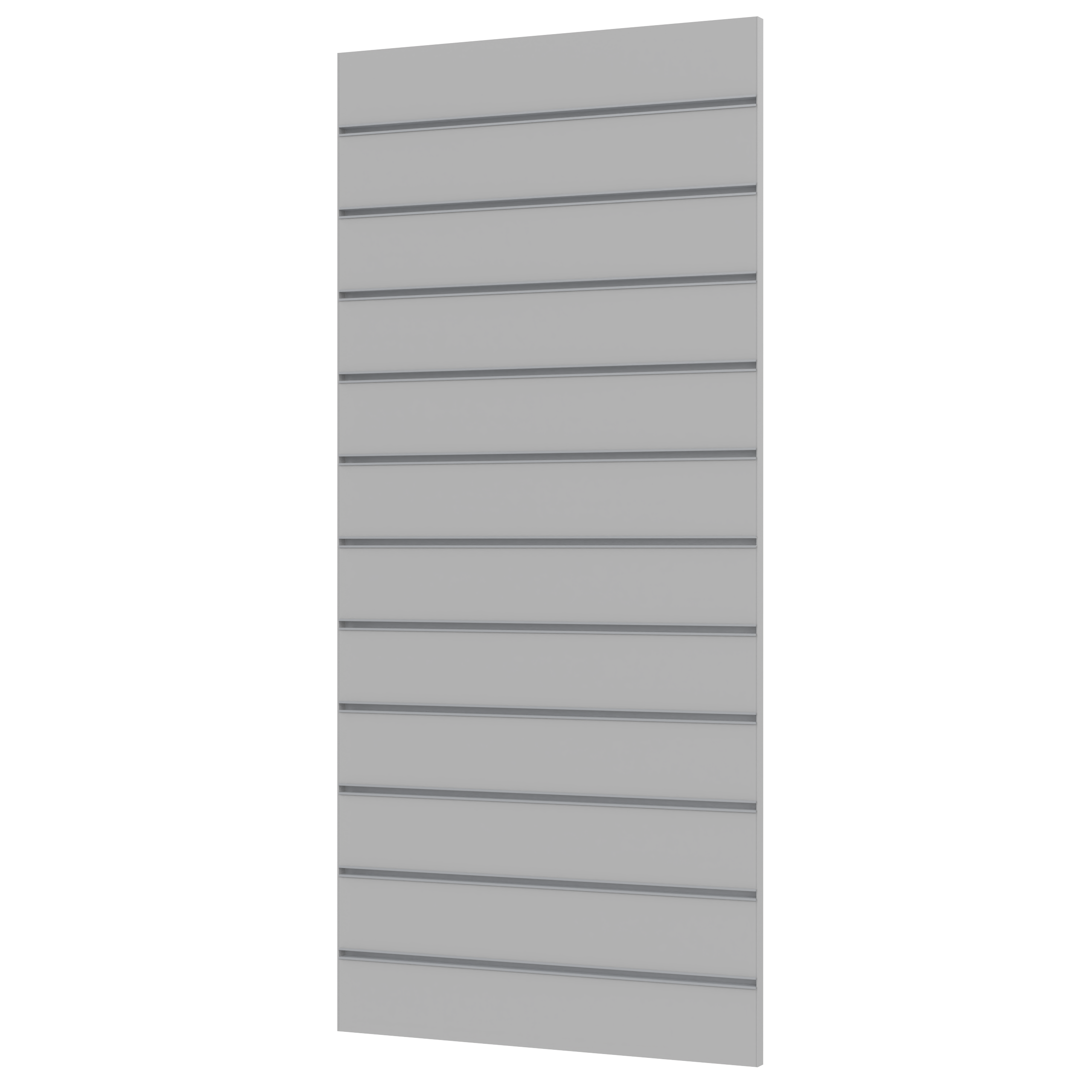 Edged Slatwall wall 600 x 1200 mm slat spacing CC 100 mm