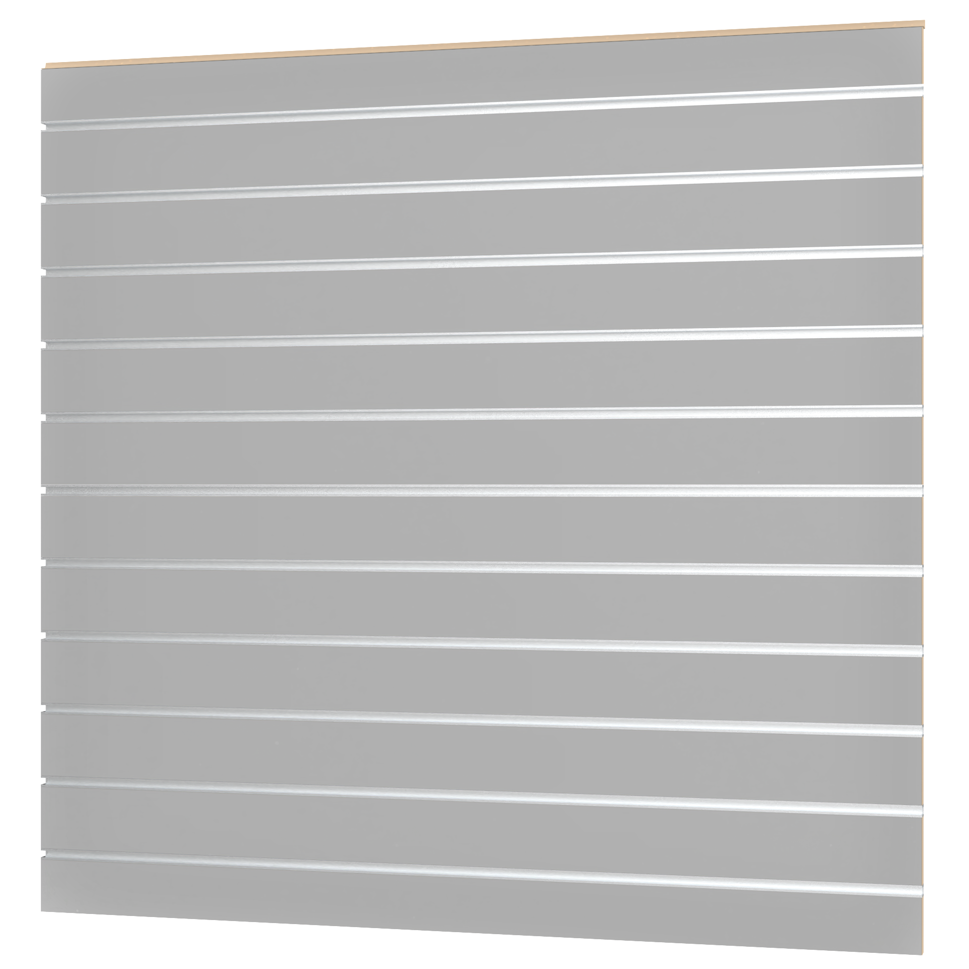 Slatwall width 1200mm x height 1200mm slot spacing CC100mm. including aluminum inserts