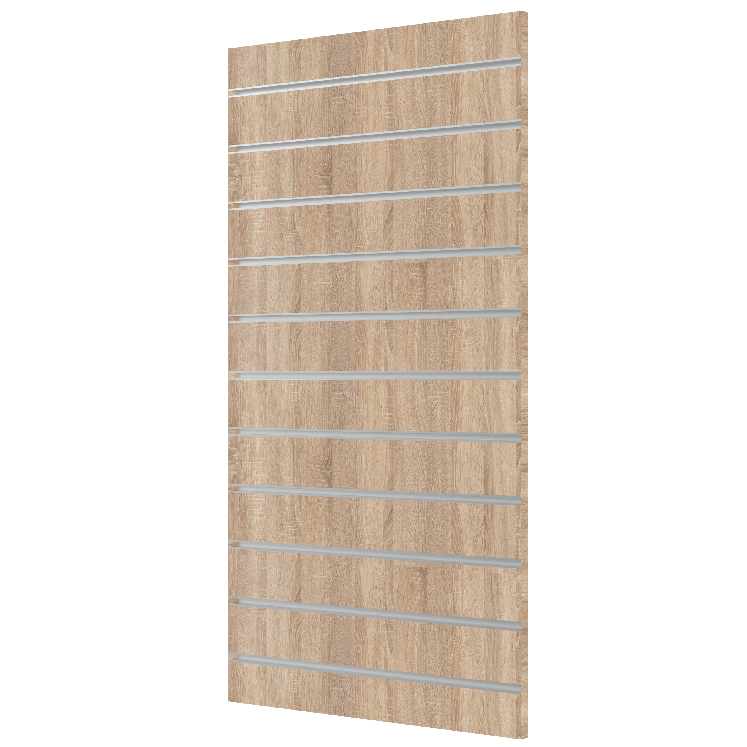 Edged Slatwall wall 600 x 1200 mm slat spacing CC 100 mm