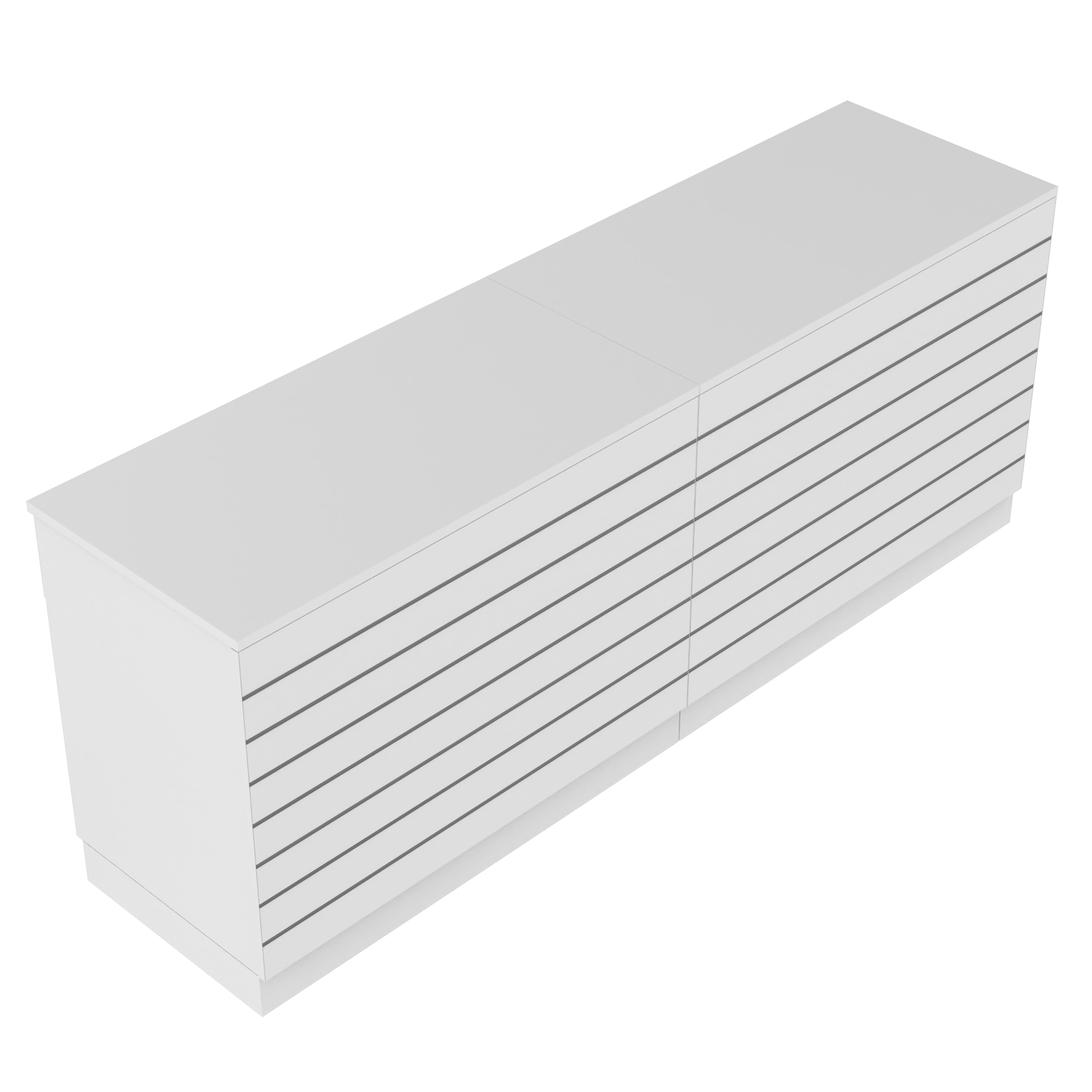 Verkaufstheke I - form Weiß - 240