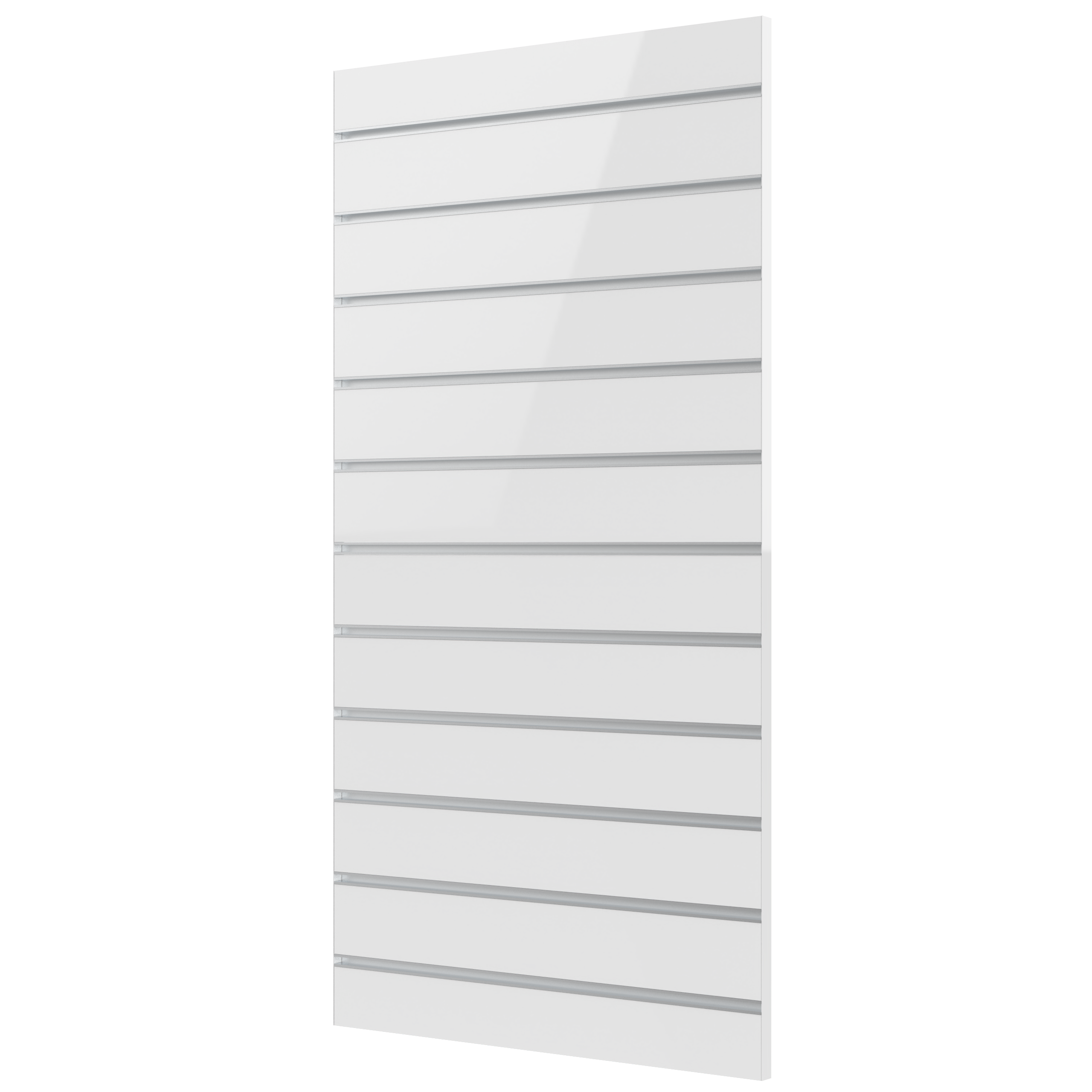 Edged Slatwall wall 600 x 1200 mm slat spacing CC 100 mm