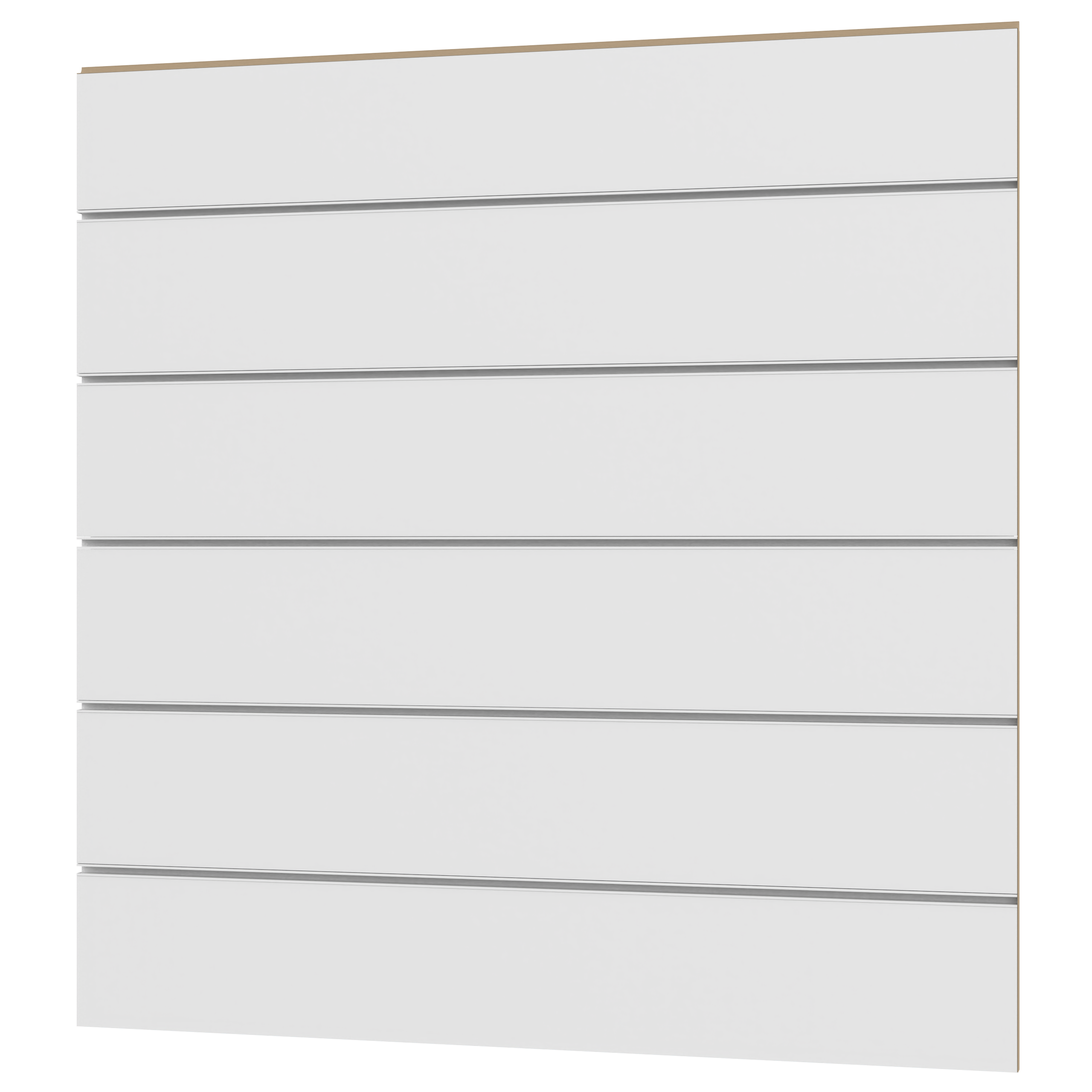 Slatwall width 1200 x height 1200 mm, slot spacing cc200 mm