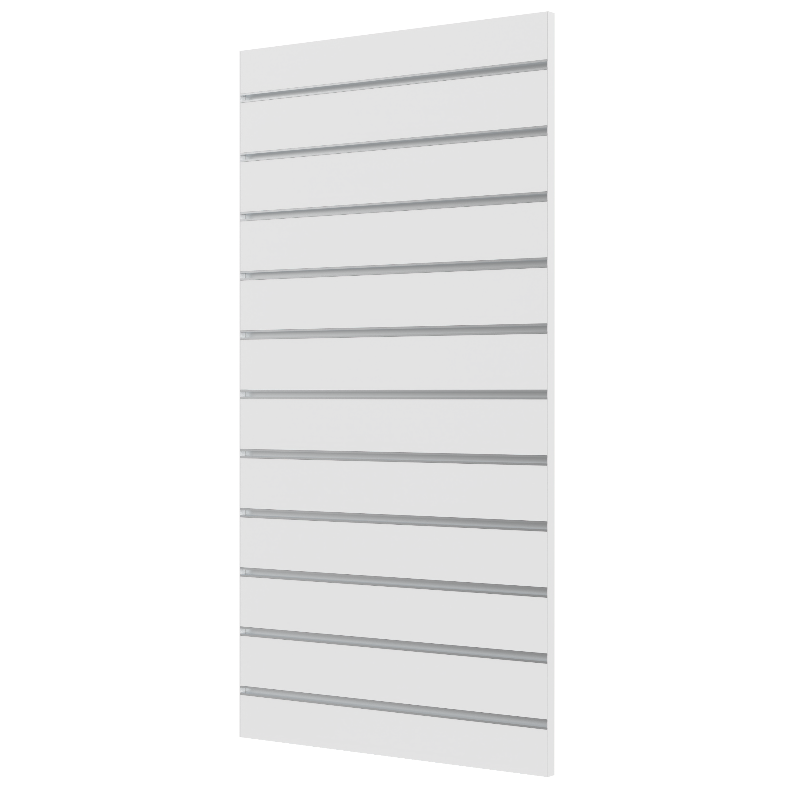 Edged Slatwall wall 600 x 1200 mm slat spacing CC 100 mm